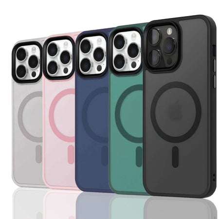 For Iphone 17 16 15 14 13 12 Pro Max Air Frosted Case Mag Safe Shockproof Cover