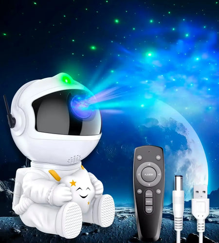 Galaxy Star Projector Night Light Astronaut Space Ceiling LED Lamp for Bedroom Home Decor Kids Gift - Starry Nebula Projector