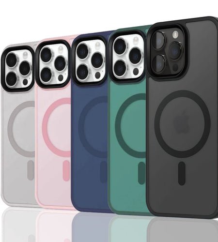 For Iphone 17 16 15 14 13 12 Pro Max Air Frosted Case Mag Safe Shockproof Cover
