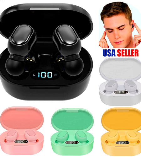 TWS Wireless Bluetooth Earbuds Waterproof Bluetooth Headset Noise Cancelling