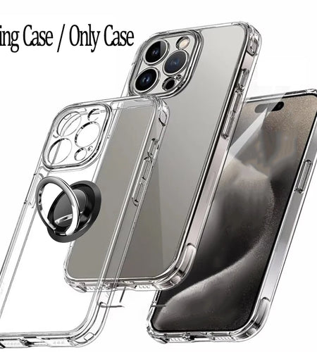 For Iphone 17 16 15 Pro Max Phone Case for Iphone 16 15 14 13 Mini 12 11 Pro Transparent Case Iphone16 plus Cover