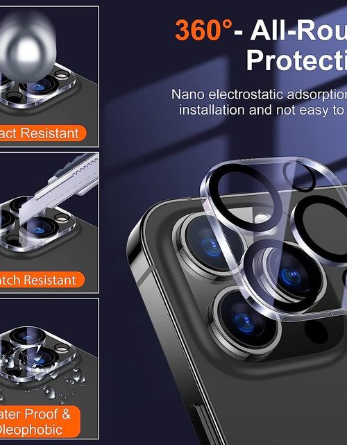 Load image into Gallery viewer, 4X for Iphone 17 Air 16 Pro Max 15 14 13 12 Tempered Glass Camera Lens Protector
