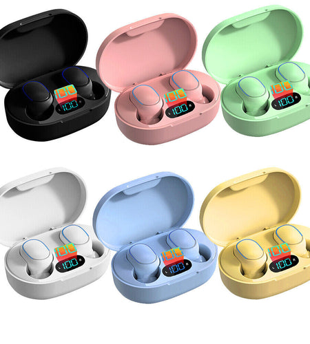 TWS Wireless Bluetooth Earbuds Waterproof Bluetooth Headset Noise Cancelling