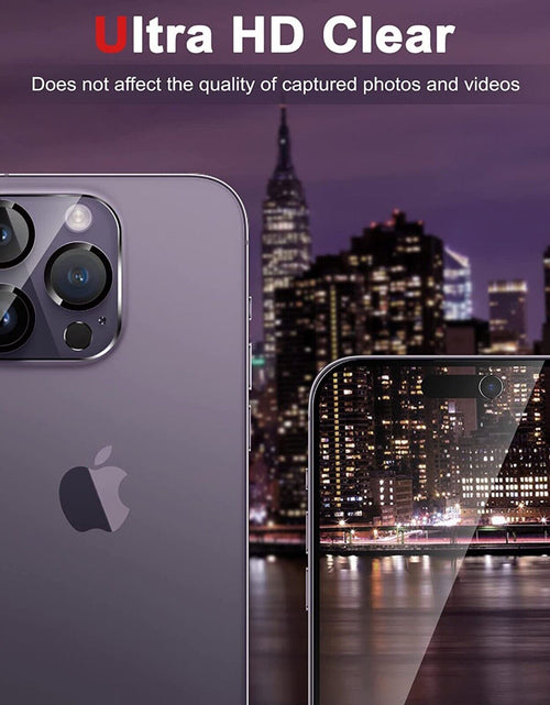 Load image into Gallery viewer, 4X for Iphone 17 Air 16 Pro Max 15 14 13 12 Tempered Glass Camera Lens Protector
