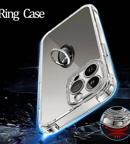 For Iphone 17 16 15 Pro Max Phone Case for Iphone 16 15 14 13 Mini 12 11 Pro Transparent Case Iphone16 plus Cover