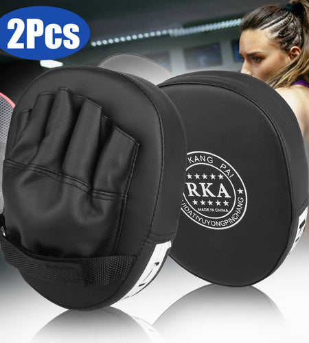 2/4PCS Boxing Punching MMA Mitts PU Gloves Target Focus Pad Gear for Kickboxing