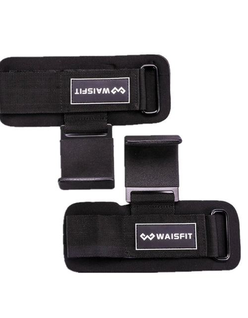 Load image into Gallery viewer, Weight Lifting Hooks for Weight Training, Hand-Bar, Wrist Straps, Gym Fitness Hook, Pull-Ups, Power Lifting Gloves, 2 Pcs
